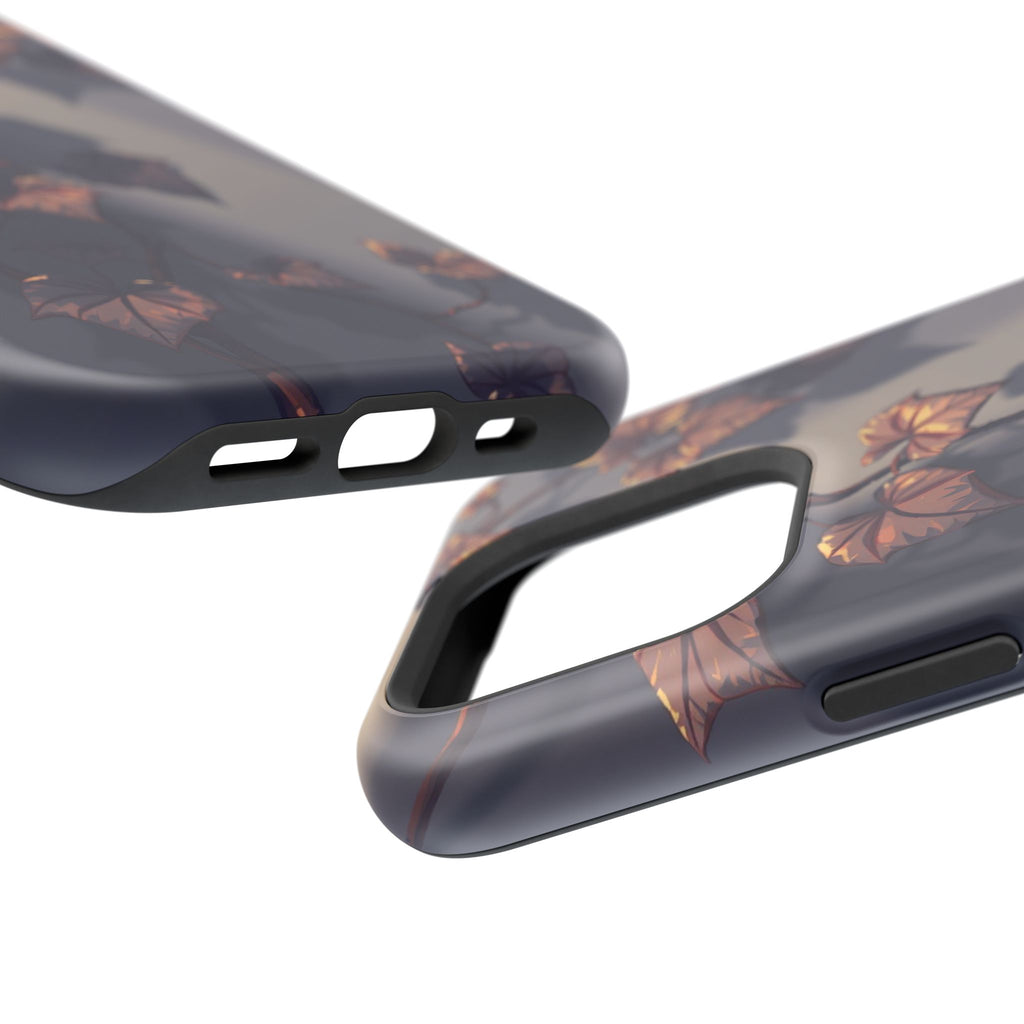 iPhone Charcoal And Copper Art Nouveau Vine Soft iPhone 13 Finish · iPhone Case
