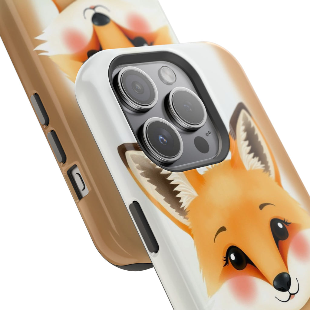 iPhone Watercolor Fox Portrait Kids Fun iPhone Phone Case Gift Slim · iPhone Cas