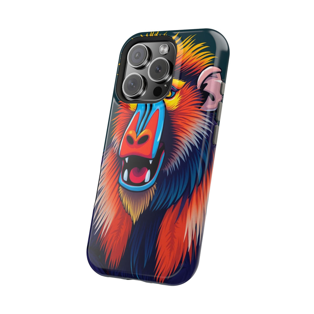 iPhone Mandrill Colorful Face Kids Fun iPhone Phone Case Gift Slim · iPhone Case