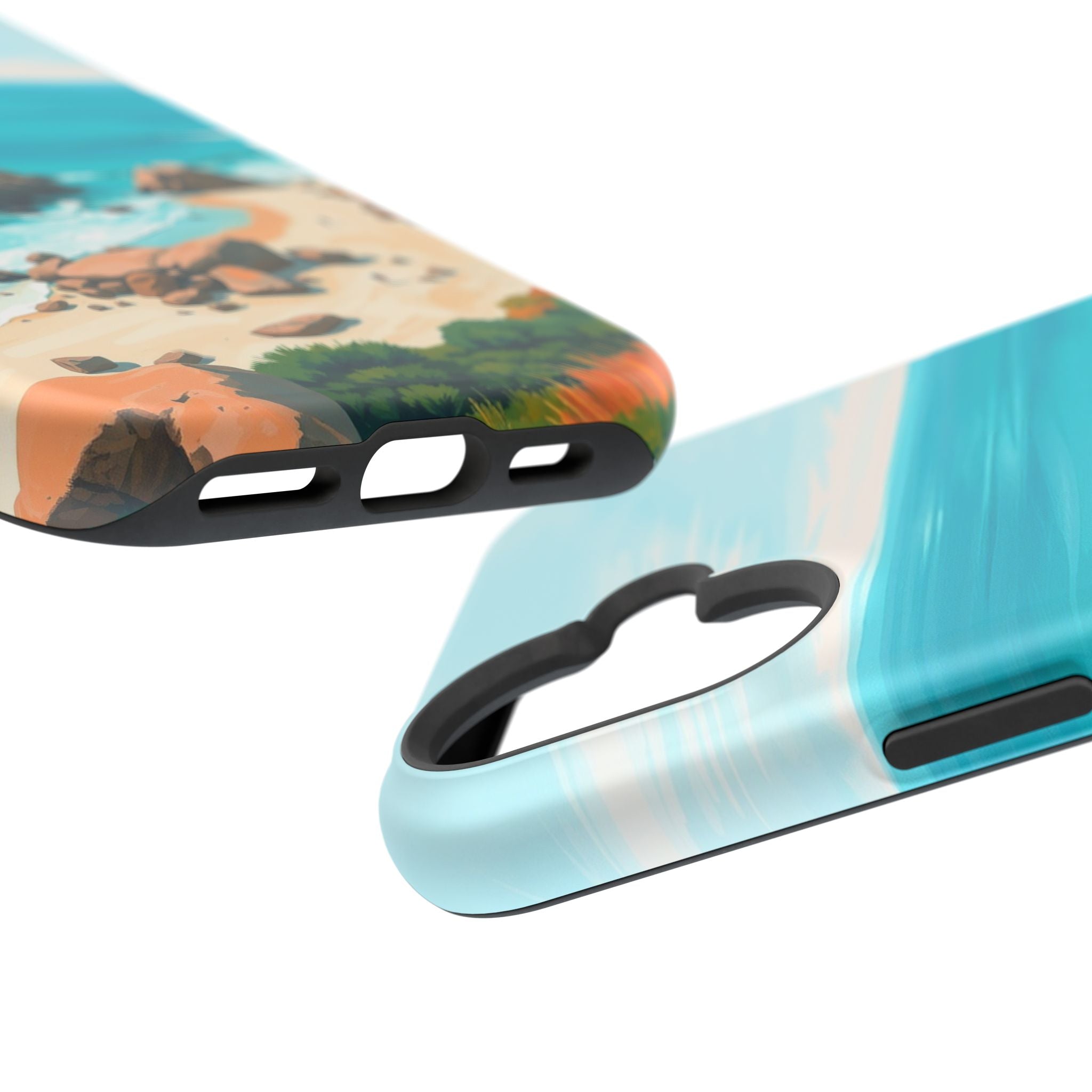 iPhone Pebble Beach Cinematic Art Bold Modern Everyday Snap Case · iPhone Case