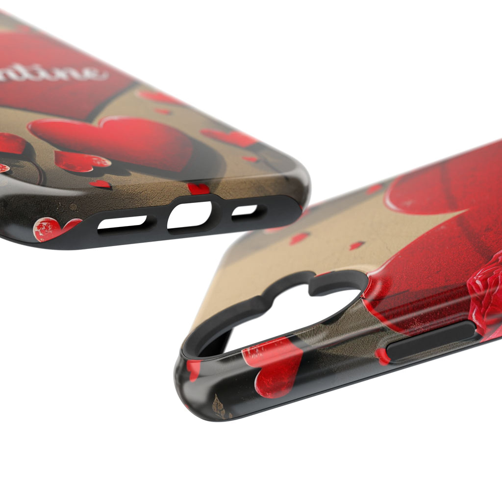 iPhone Serene Vintage Valentine Card Design Slim Everyday Designer Case · iPhone