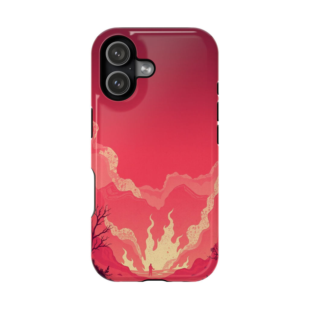 iPhone Wildfire Glow Grunge Distressed Slim Everyday Designer Case · iPhone Case