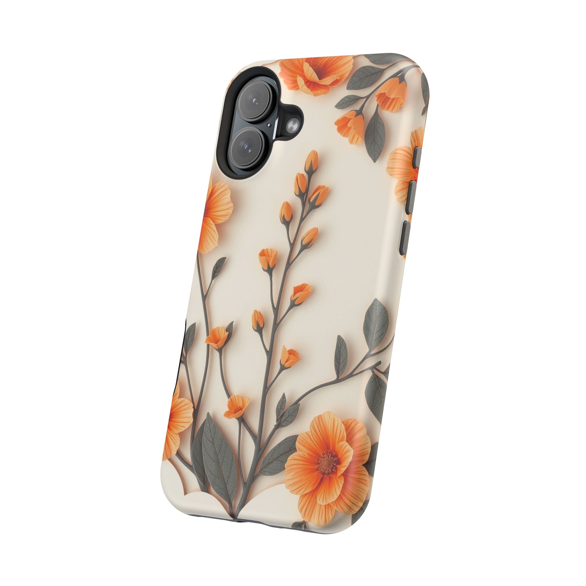 iPhone Vintage Botanical Print Paper Cut Art Slim iPhone Everyday · iPhone Case