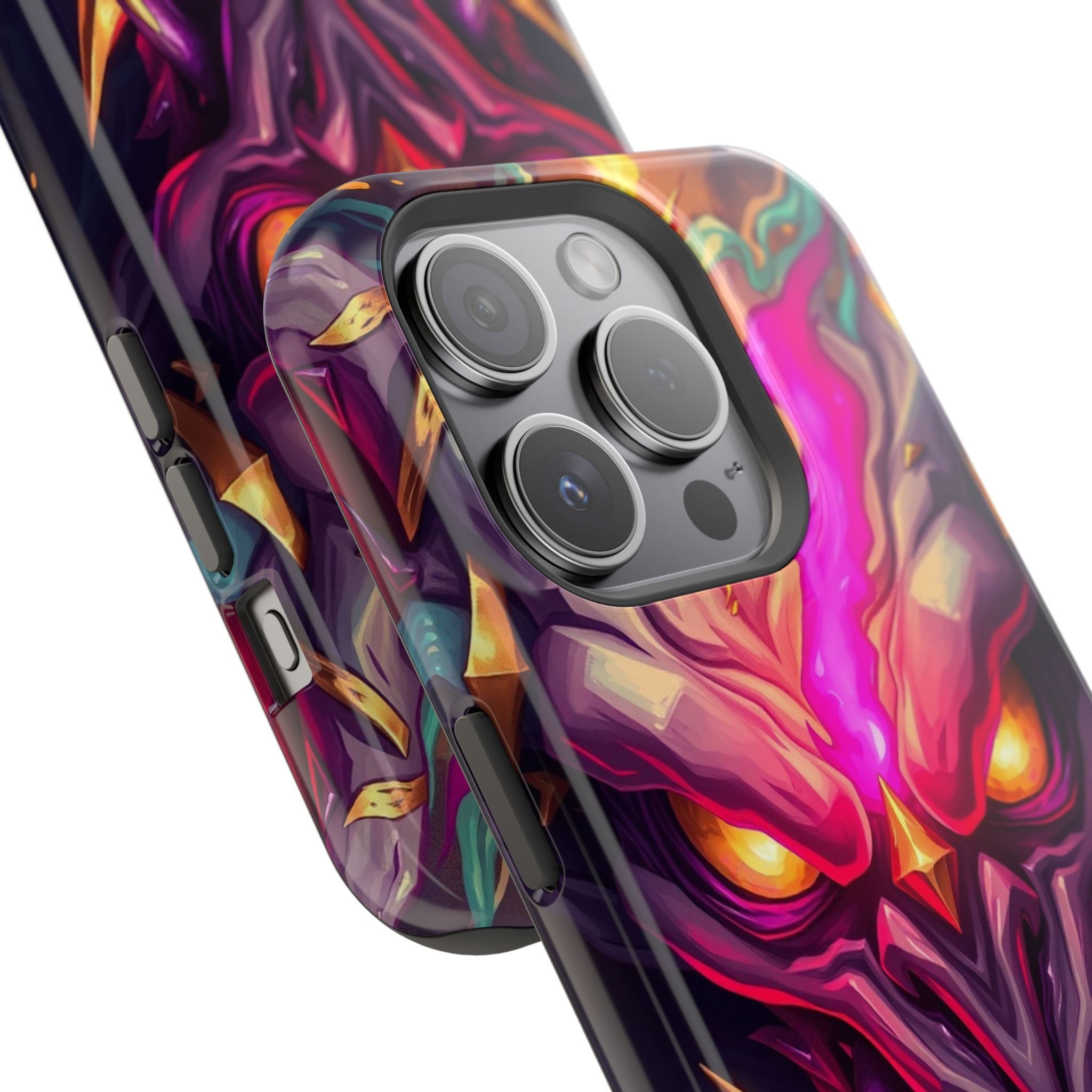 iPhone Chaos Goblin Energy Gold Foil Luxury Slim Everyday Designer Case · iPhone