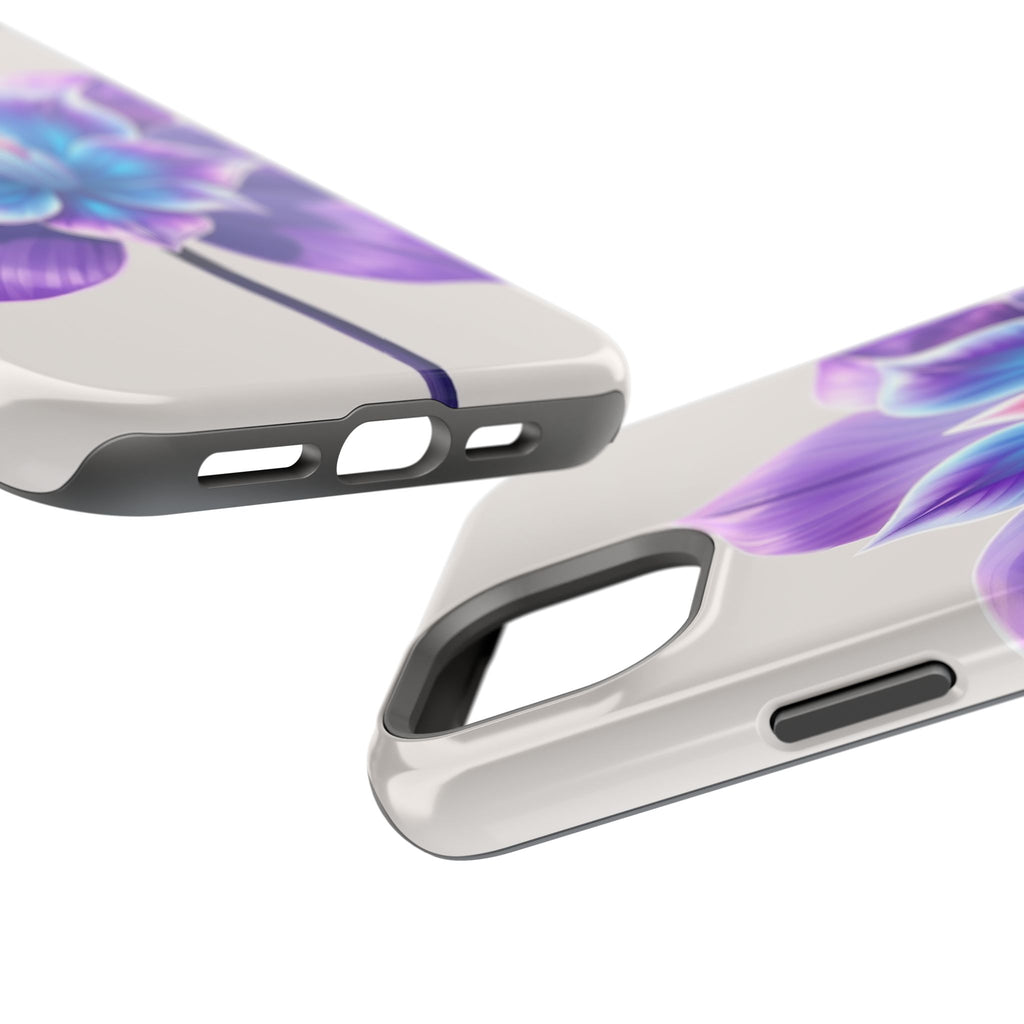 iPhone Dreamy Neon Floral Design 10 Slim Everyday Designer Case · iPhone Case