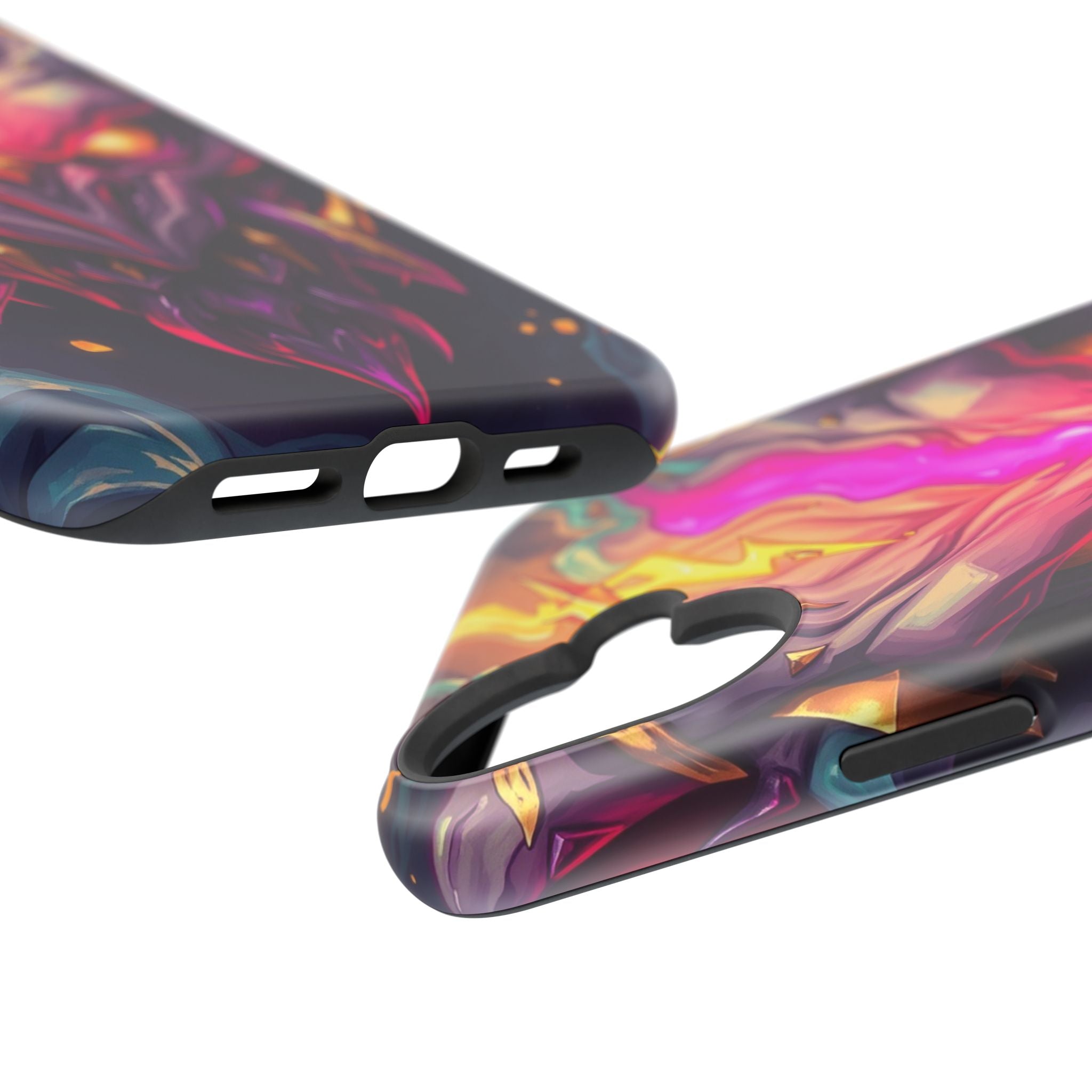 iPhone Chaos Goblin Energy Gold Foil Luxury Slim Everyday Designer Case · iPhone