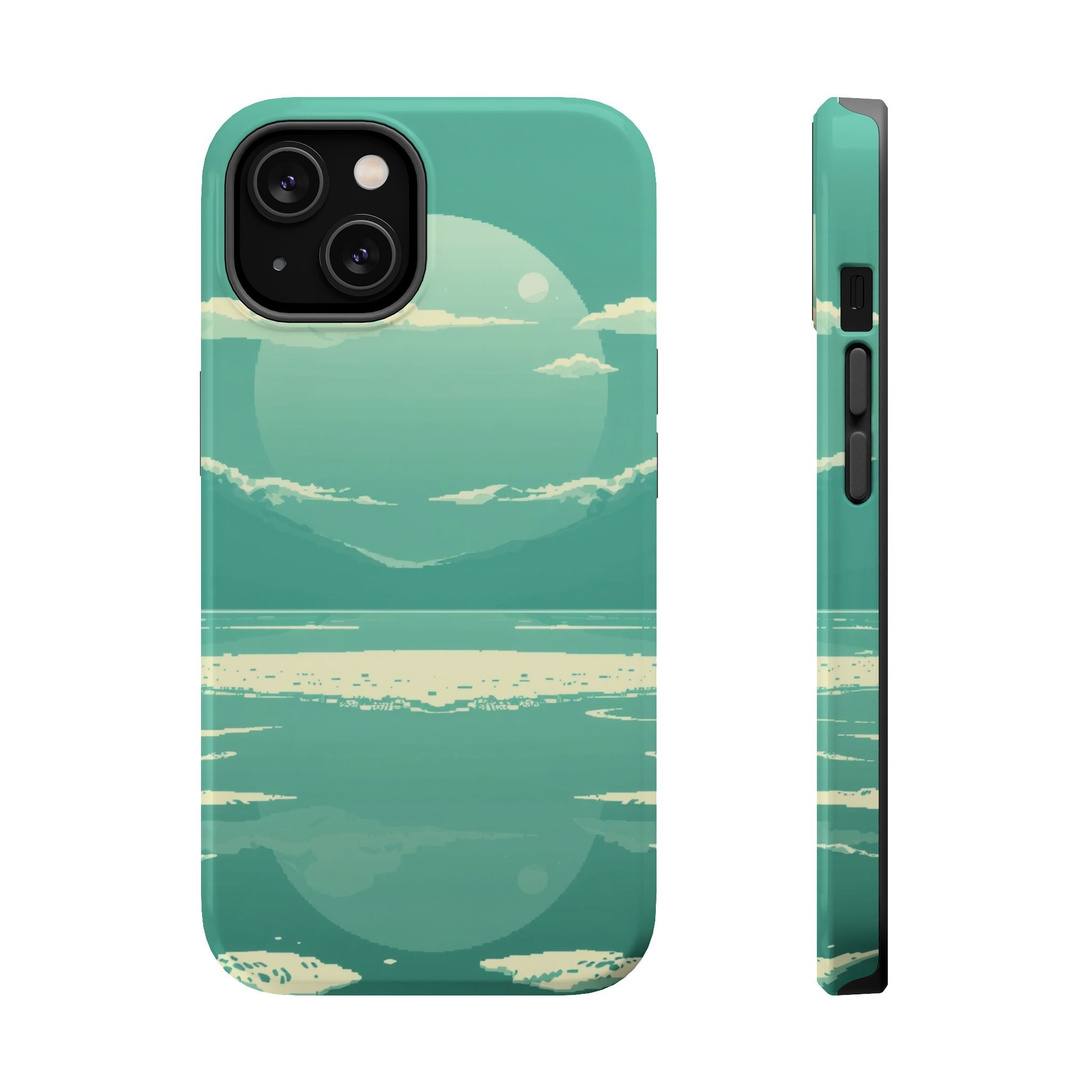 iPhone Earthy Salt Flat Mirror Design Slim Everyday iPhone 13 Designer · iPhone