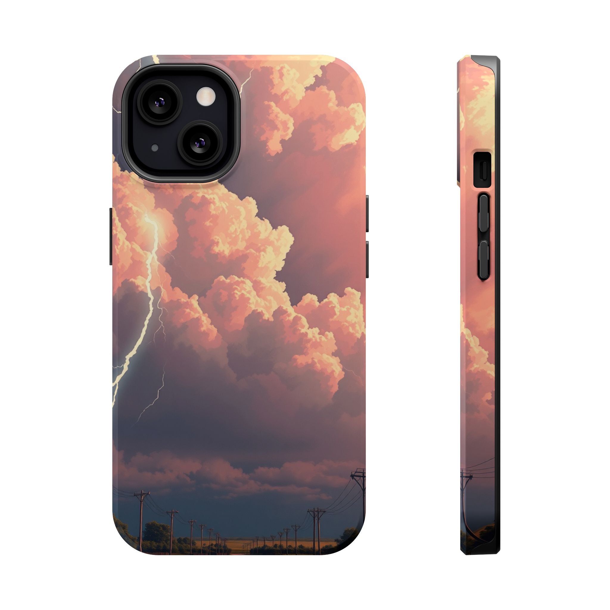 iPhone Thunderstorm Sky Grunge Distressed Slim iPhone Everyday Designer · iPhone
