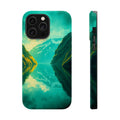 iPhone Fjord Reflection Bold Art Bold Modern Everyday Snap Case · iPhone Case