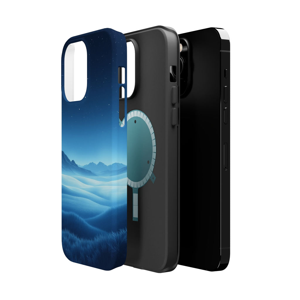 iPhone Midnight Blue And Silver Tundra Expanse Clean iPhone 17 Minimal · iPhone