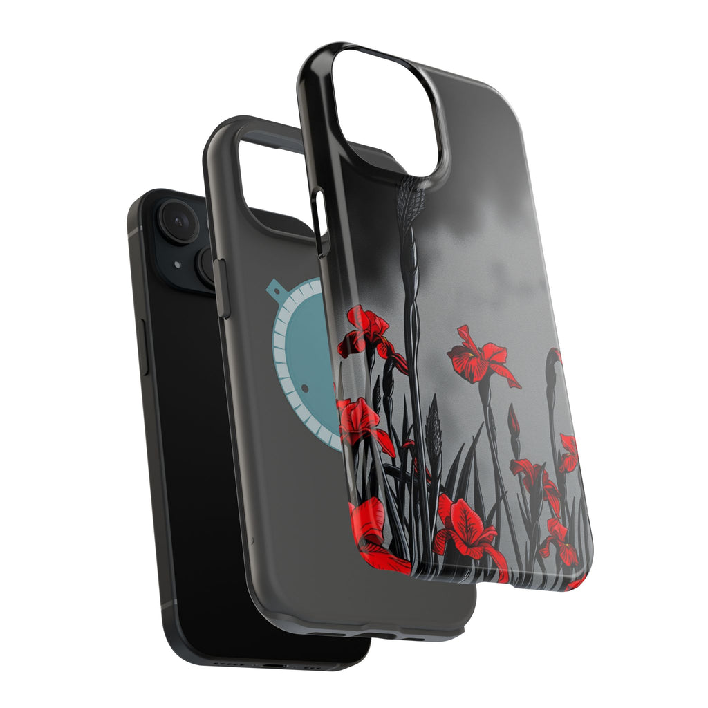 iPhone Iris Garden Cinematic Art Soft Finish Everyday Cas Slim Snap Case · iPhon