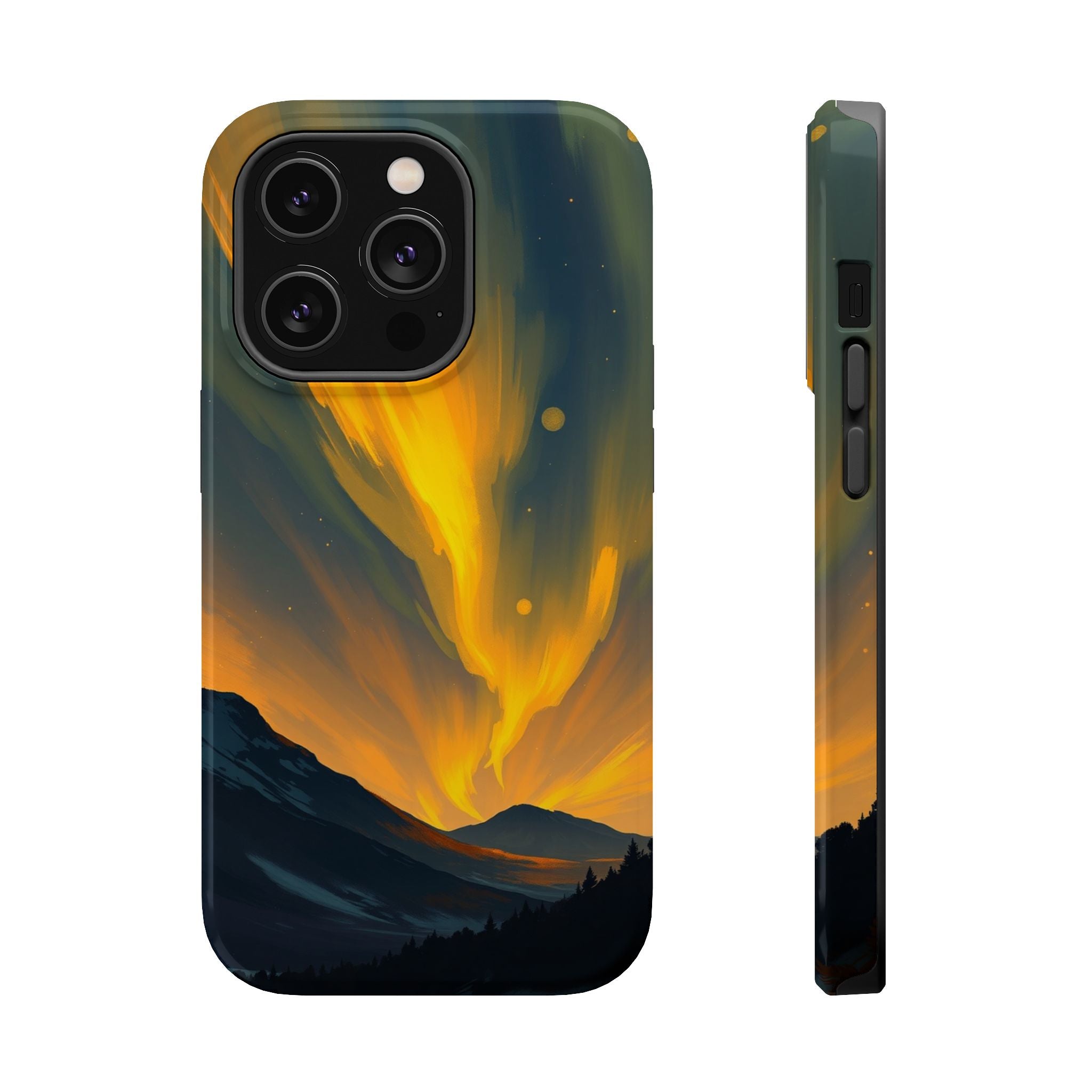 iPhone Serene Northern Lights Design Slim Everyday Designer Case · iPhone Case