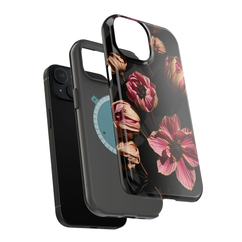 iPhone Dried Flower Flat Lay Electric Art Slim Snap Case · iPhone Case