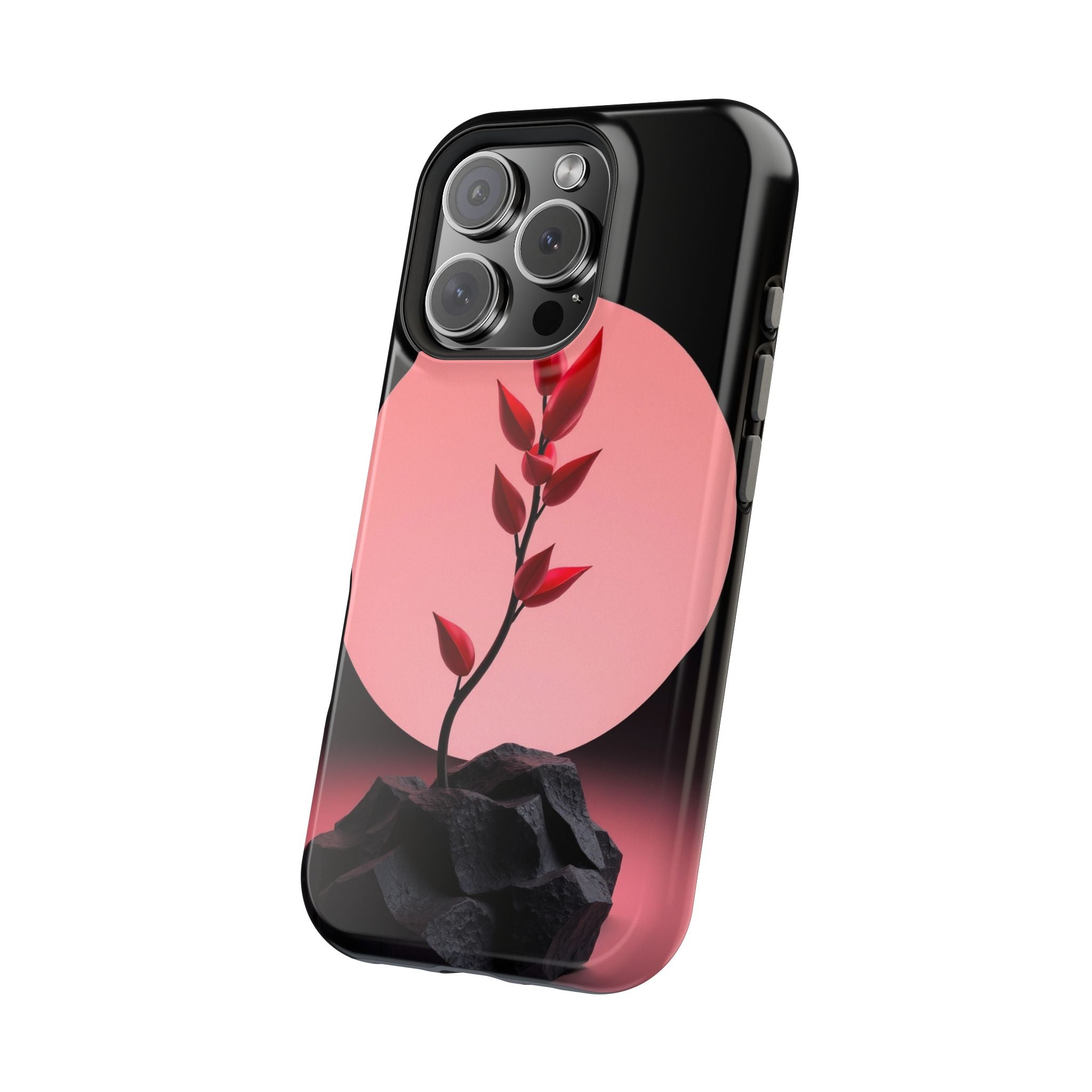 iPhone Serene Minimalist Stem Design Slim Everyday Designer Case · iPhone Case