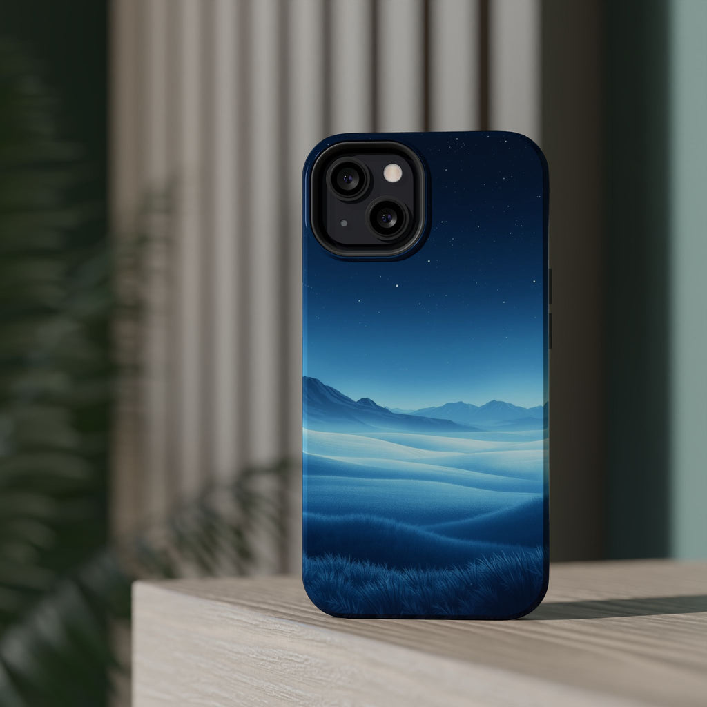 iPhone Midnight Blue And Silver Tundra Expanse Clean iPhone 17 Minimal · iPhone
