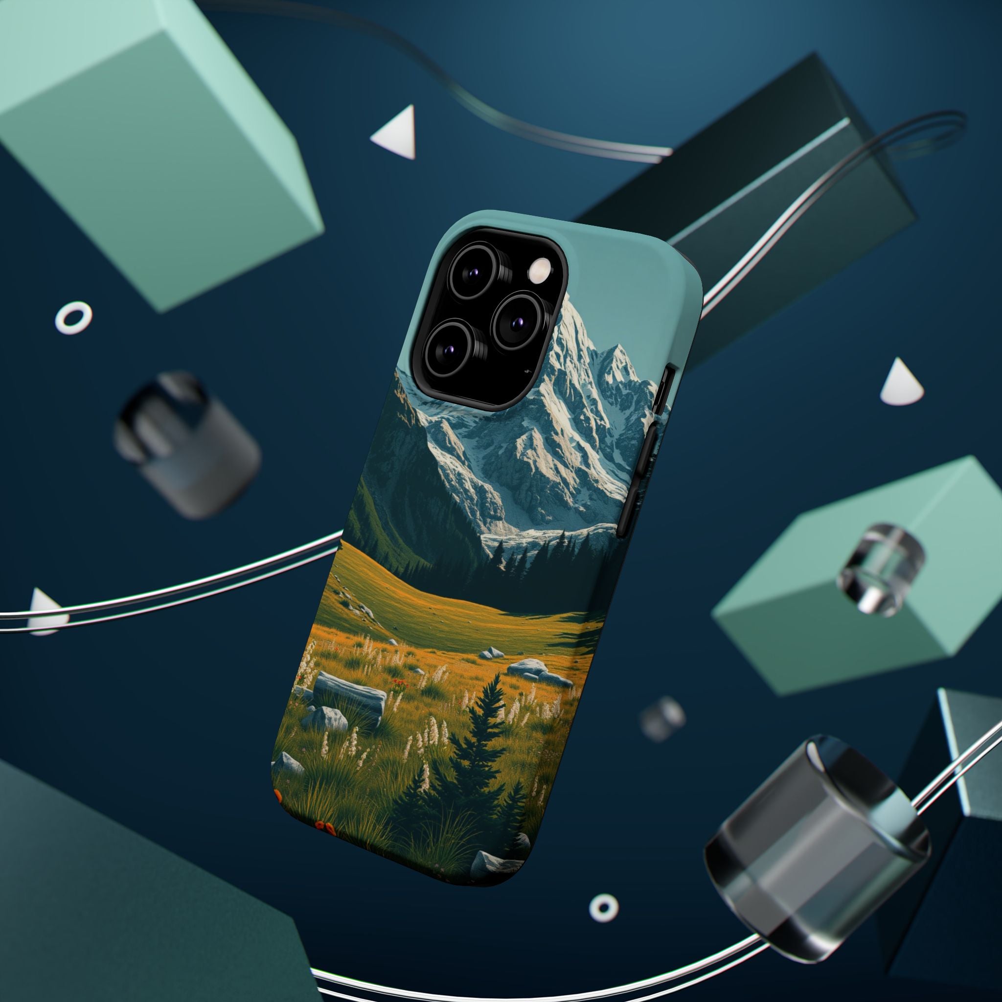 iPhone Alpine Meadow Bold Art 19 Bold Modern Everyday Snap Case · iPhone Case