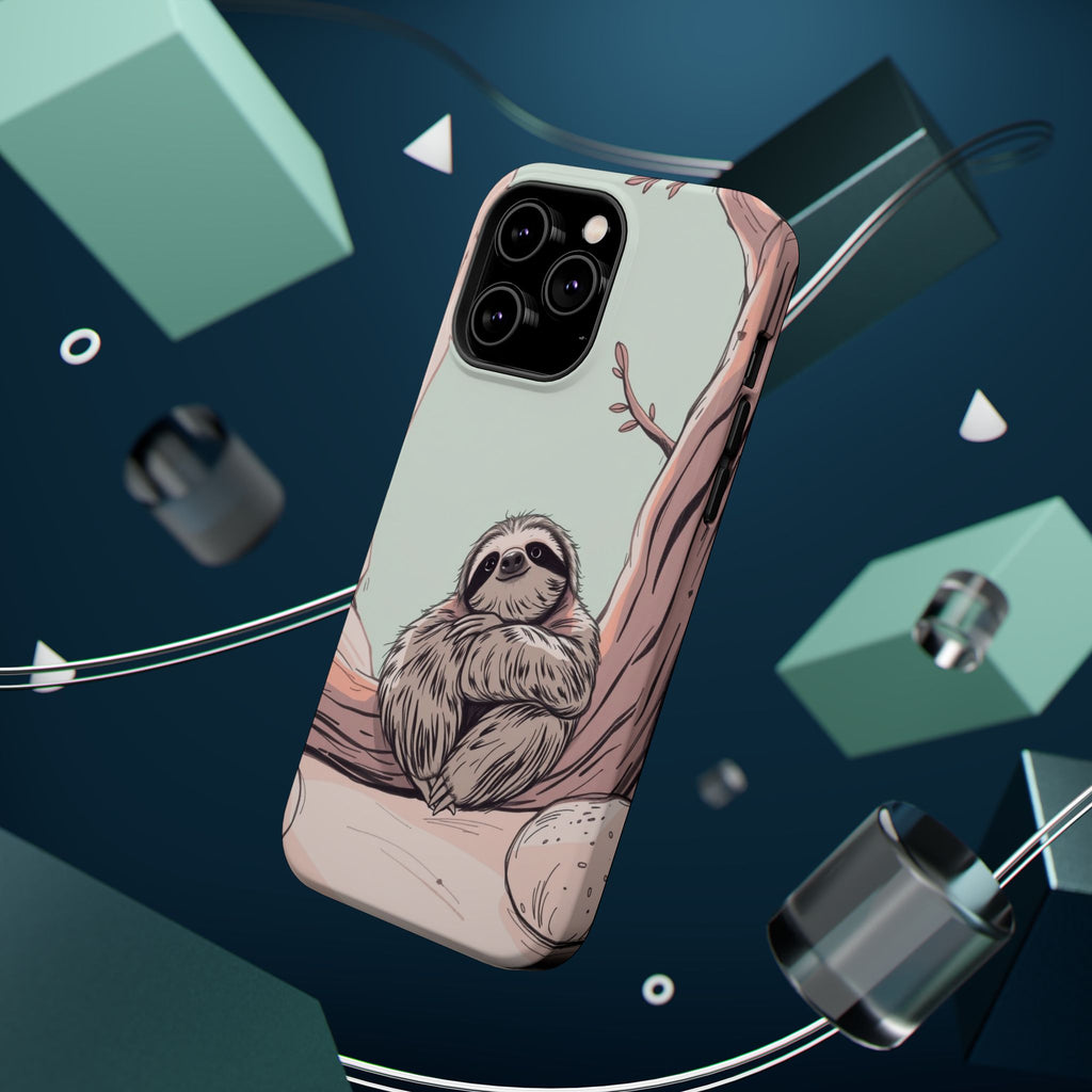 iPhone Cozy Sloth Mode Hand-Drawn Sketch Slim Everyday Designer Case · iPhone Ca