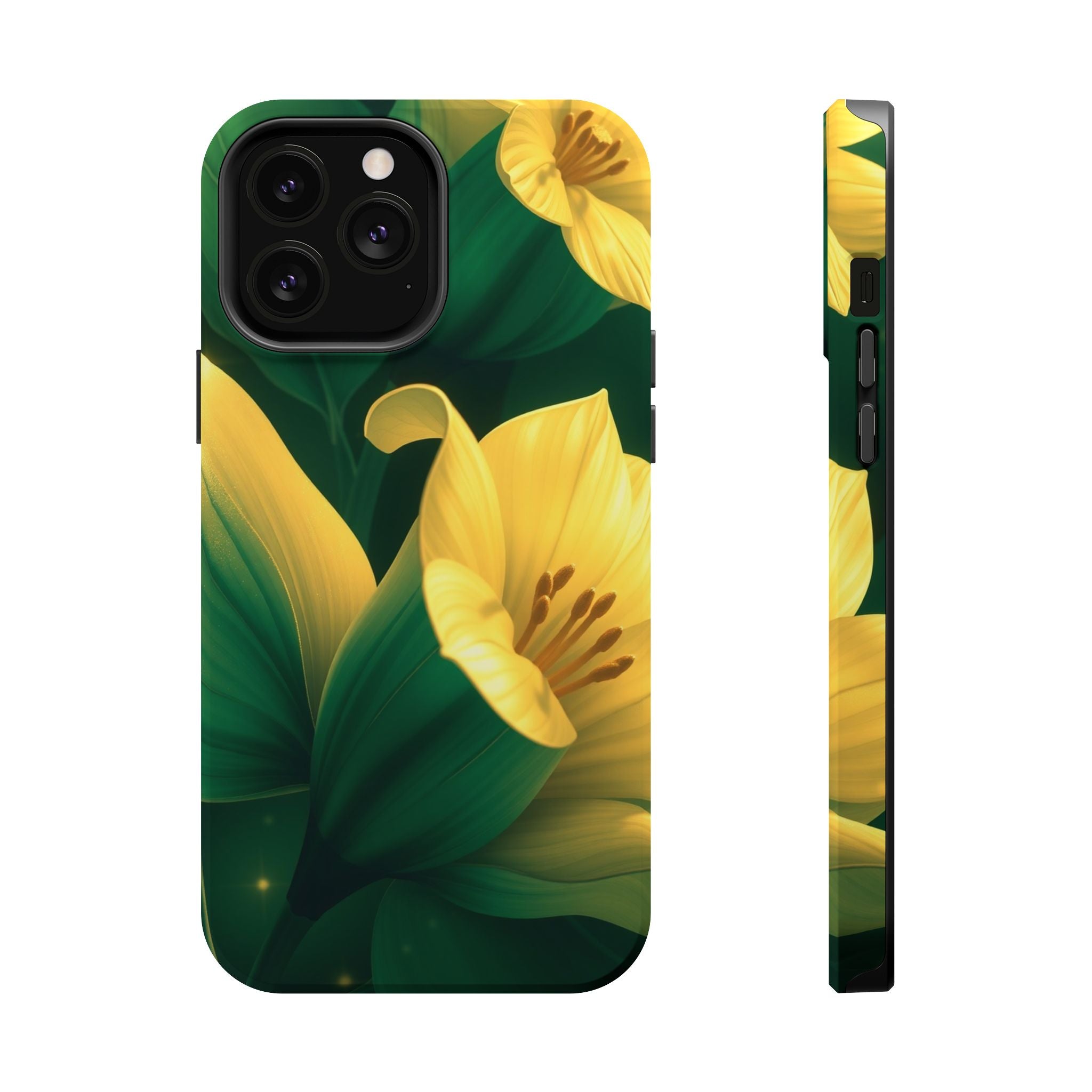 iPhone Night Bloomer Gold Foil Luxury Slim Everyday Designer Case · iPhone Case