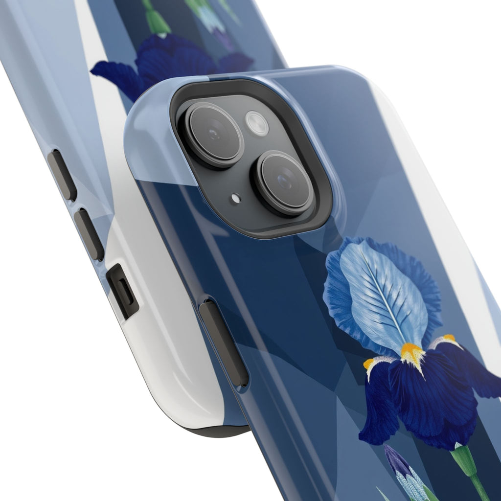 iPhone Earthy Iris Garden Design Bold Modern Everyday Snap Case · iPhone Case