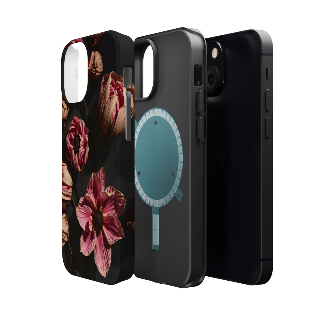 iPhone Dried Flower Flat Lay Electric Art Slim Snap Case · iPhone Case