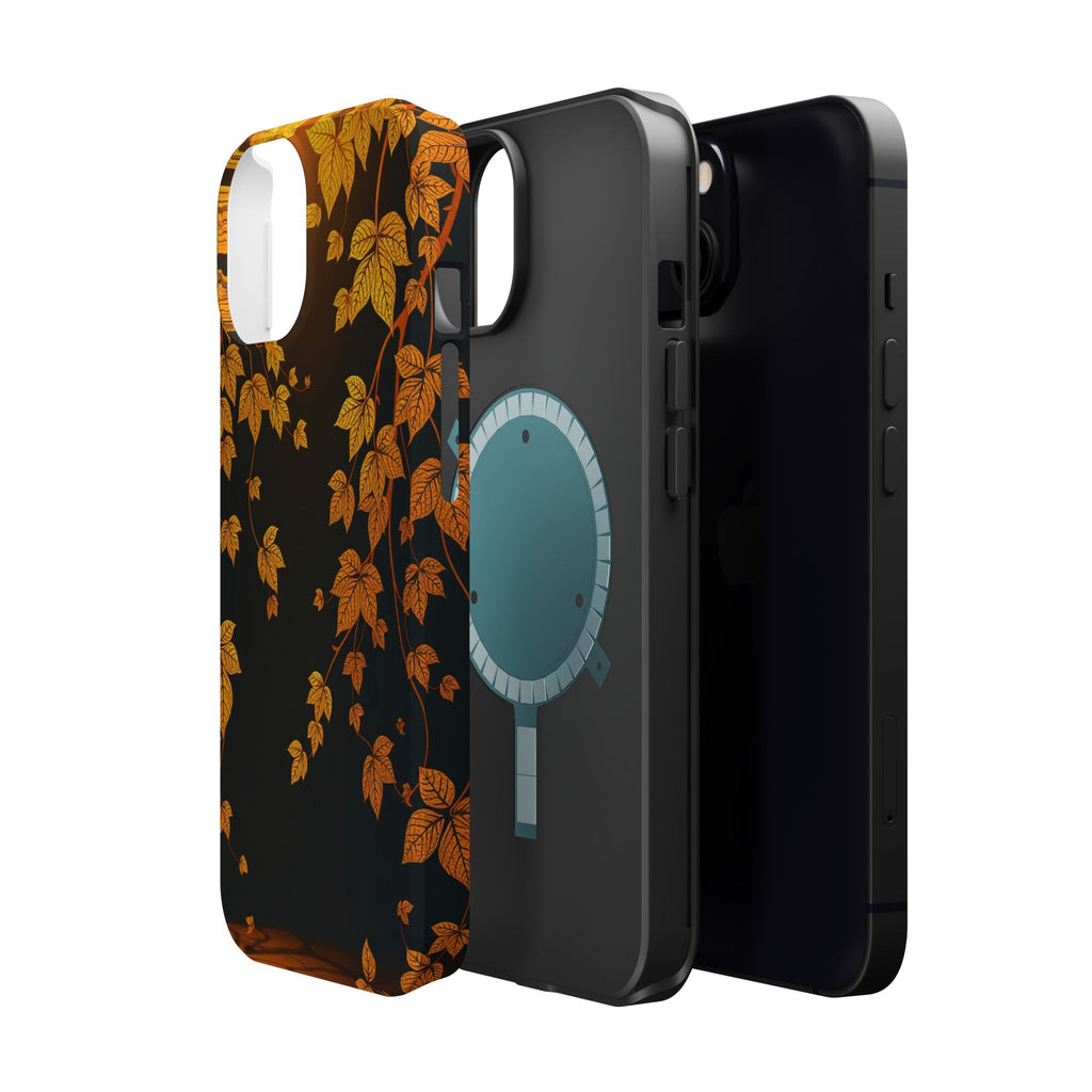 iPhone Mustard And Rust Art Nouveau Vine Slim Everyday iPhone 14 · iPhone Case