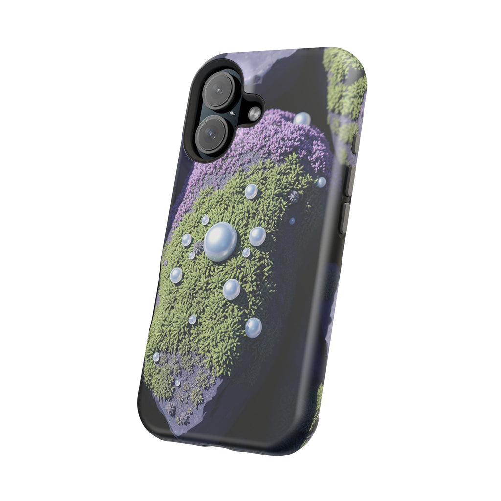 iPhone Moss Covered Rocks Electric Art Slim Everyday Designer Case · iPhone Case