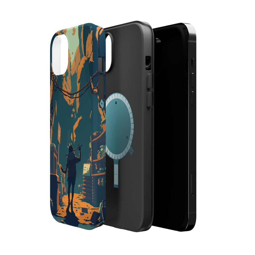 iPhone Mustard And Rust Unhinged in a Cute Way Soft Finish Everyday Case · iPhon