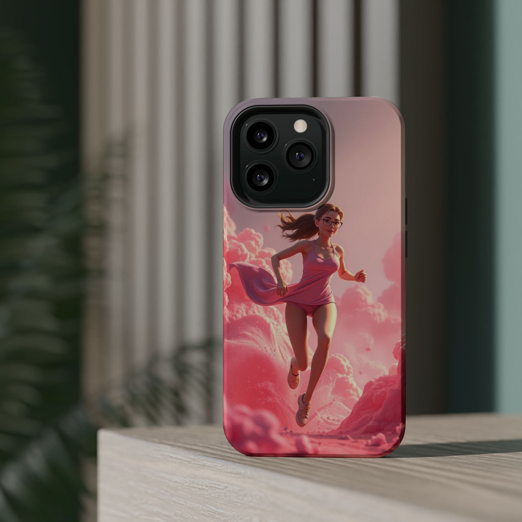iPhone on Fumes 3D Digital Bold Modern Everyday Snap Case · iPhone Case