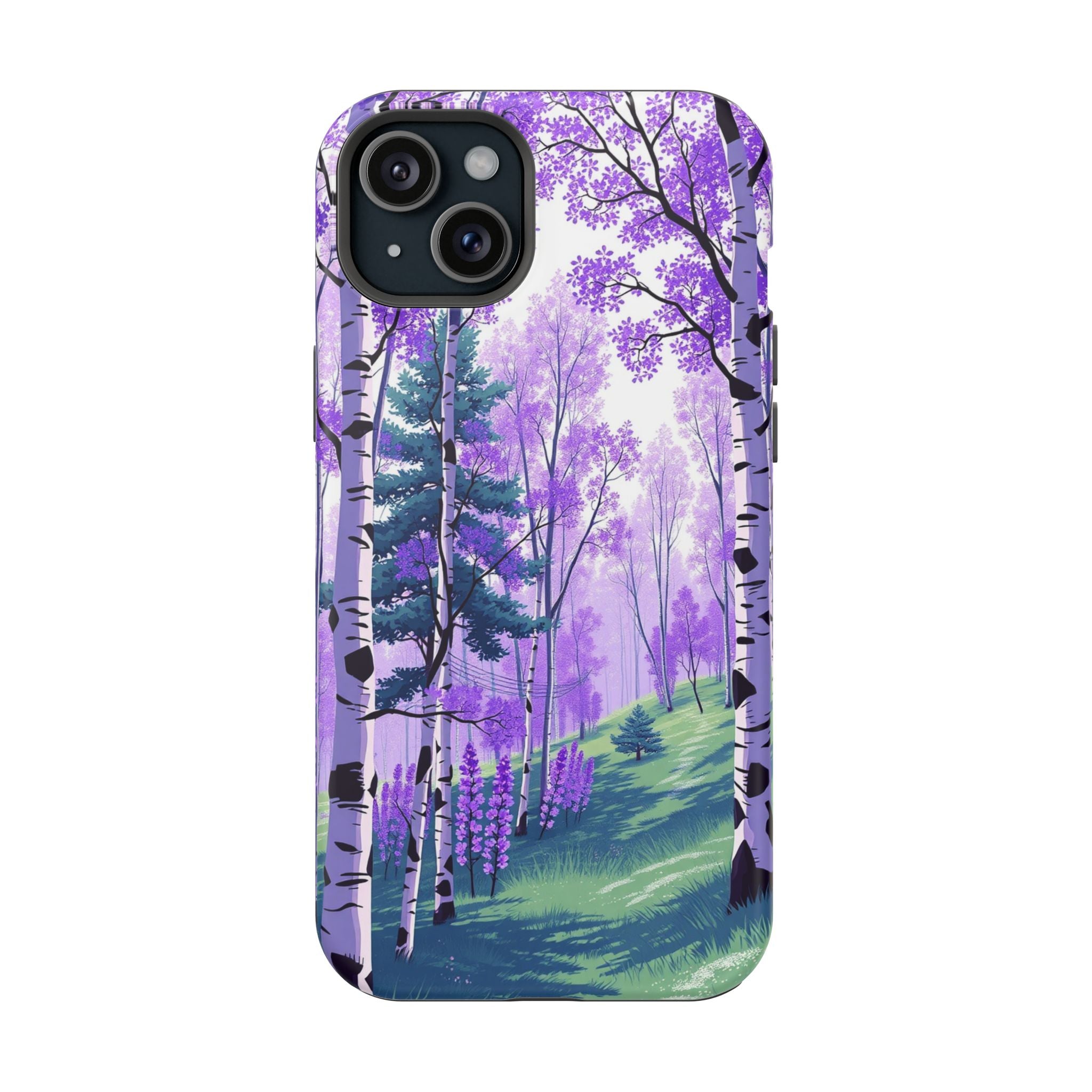 iPhone Birch Grove Electric Art Slim Everyday Designer Case · iPhone Case