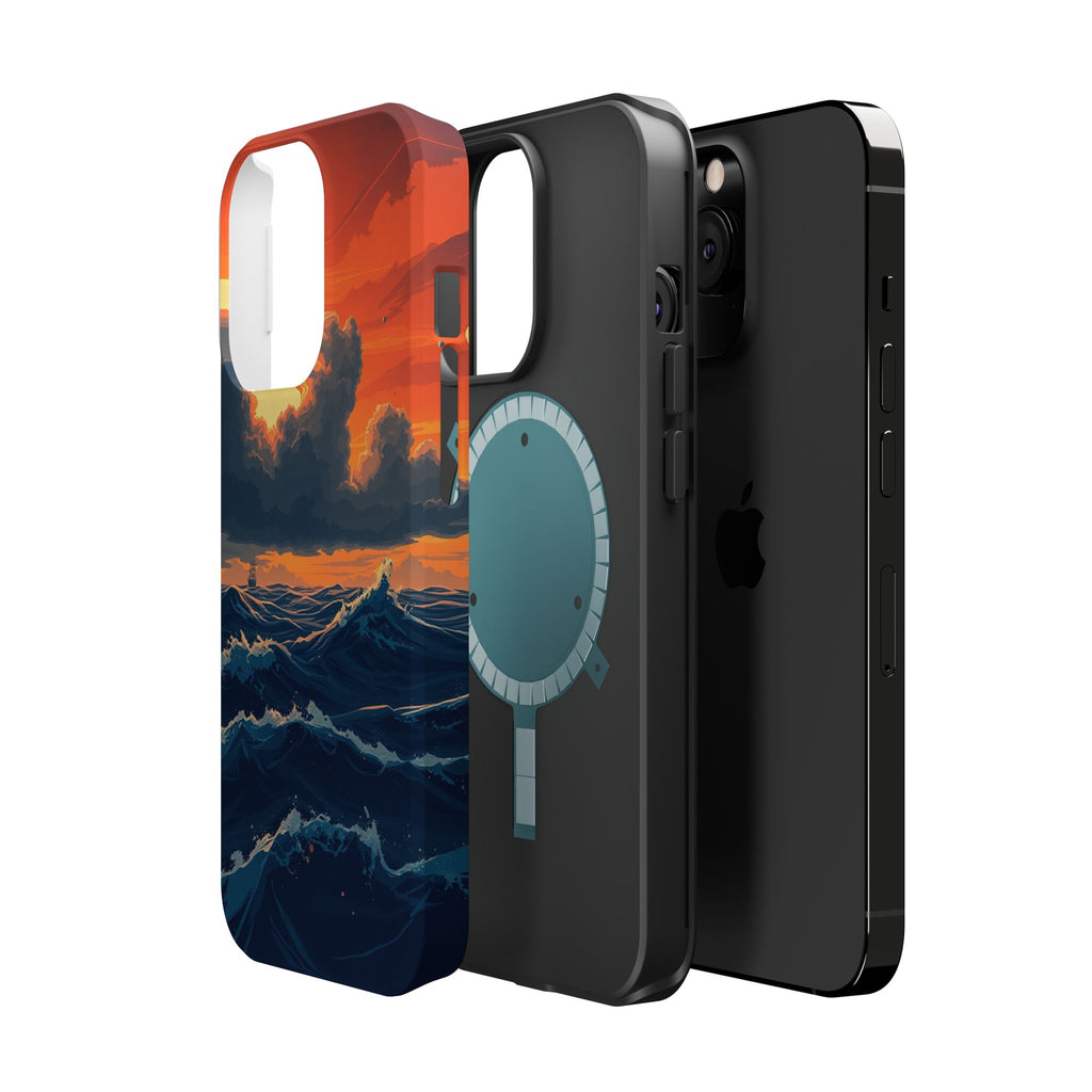 iPhone Dreamy Storm at Sea Design 15 Slim Everyday Designer Case · iPhone Case