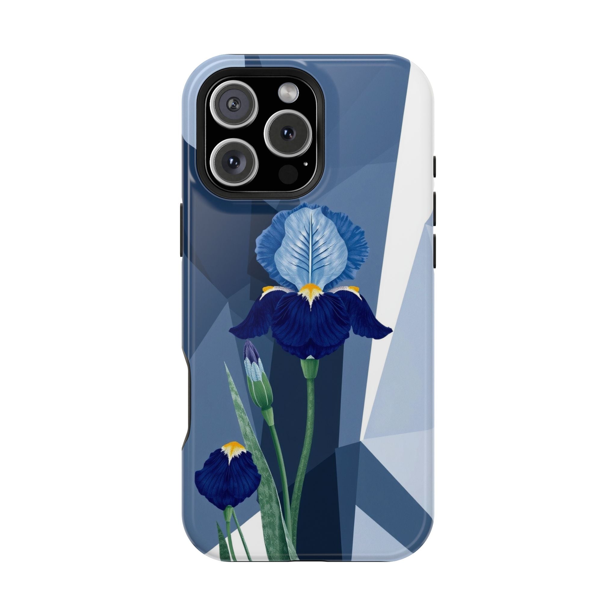 iPhone Earthy Iris Garden Design Bold Modern Everyday Snap Case · iPhone Case