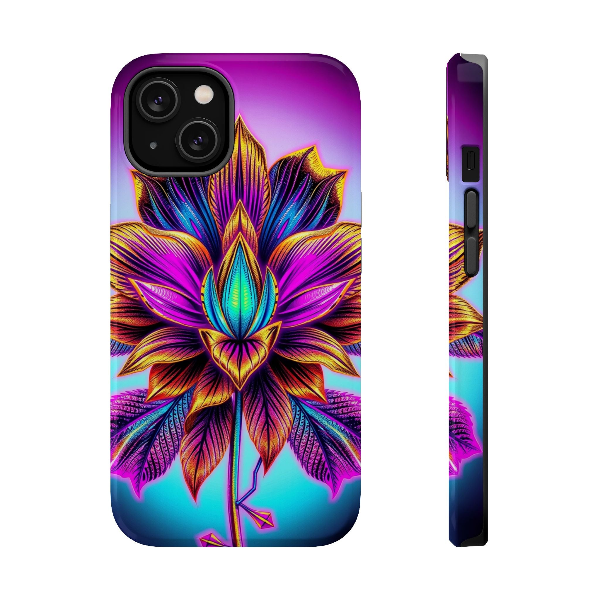 iPhone Floral Gold Foil Mystic Art Bold Modern Everyday Snap Case · iPhone Case