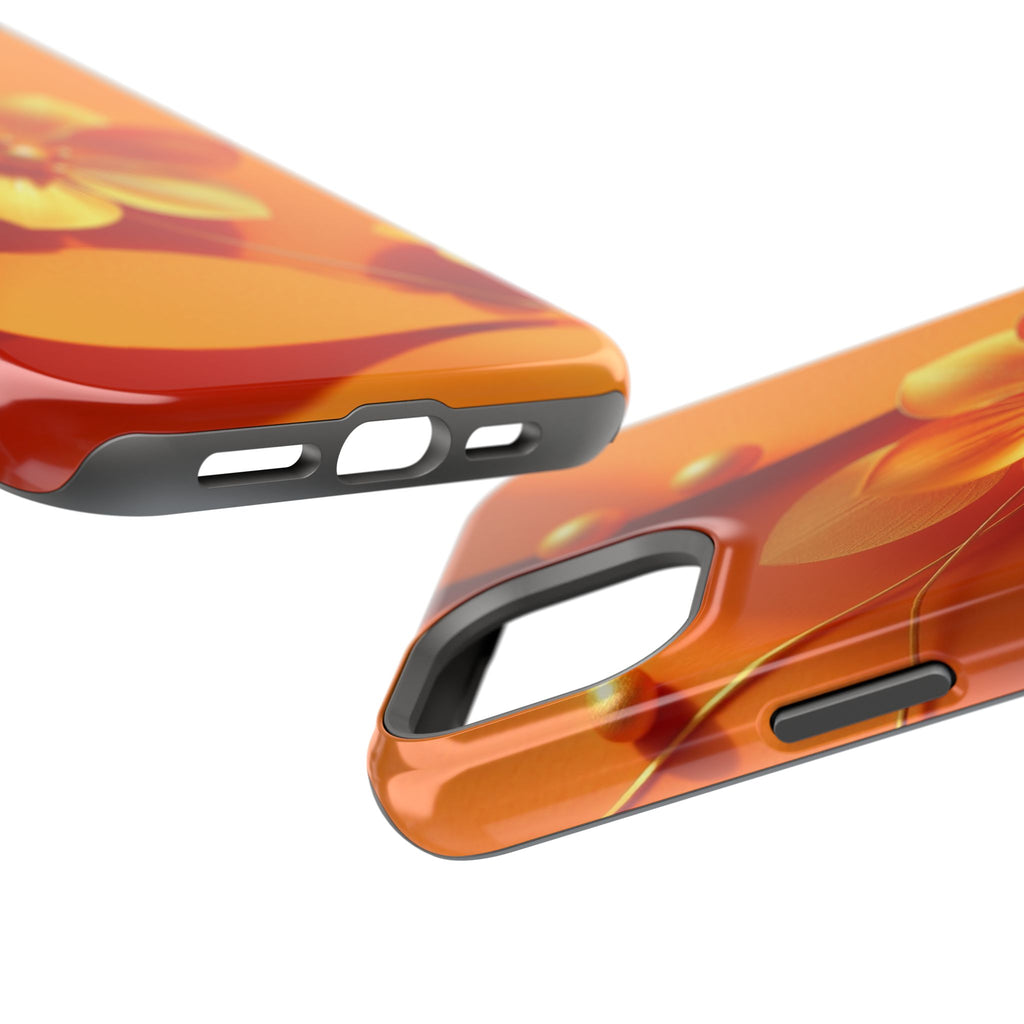 iPhone Floral Geometric Gold Foil Luxury Slim Everyday iPhone Designer · iPhone