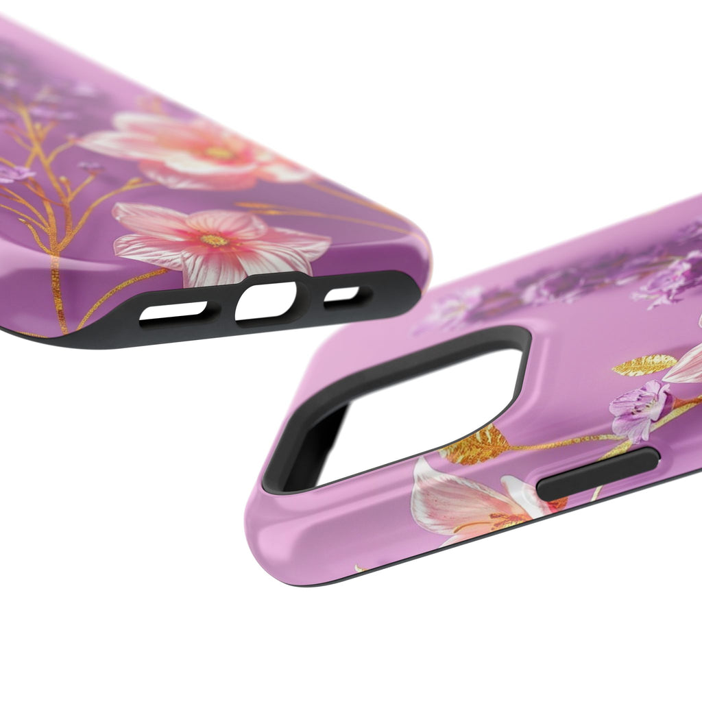 iPhone Radiant Floral Gold Foil Design Slim Everyday Designer Case · iPhone Case