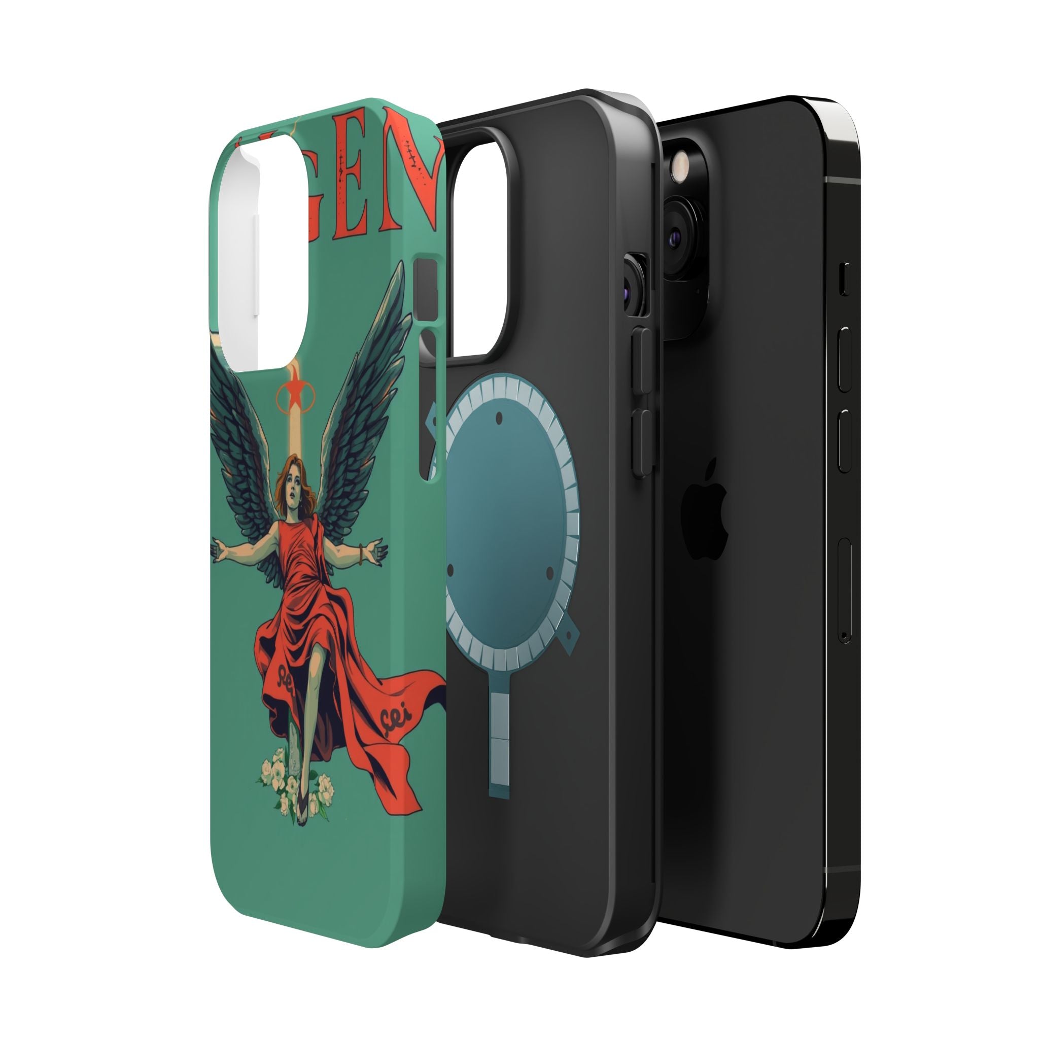 iPhone Radiant Fallen Angel Design Bold Modern Everyday Snap Case · iPhone Case