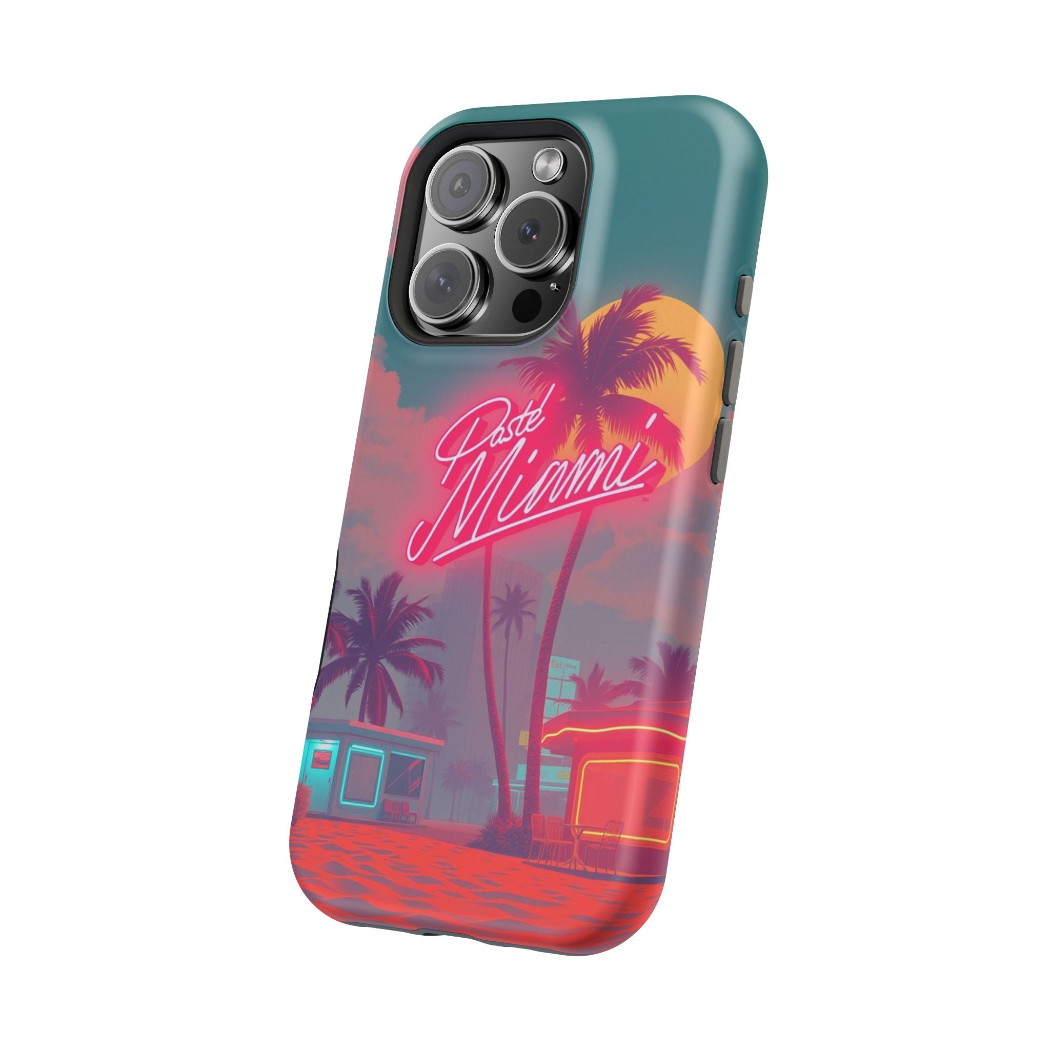iPhone 1980s Pastel Miami Enchanted Art Slim Everyday Designer Case · iPhone Cas