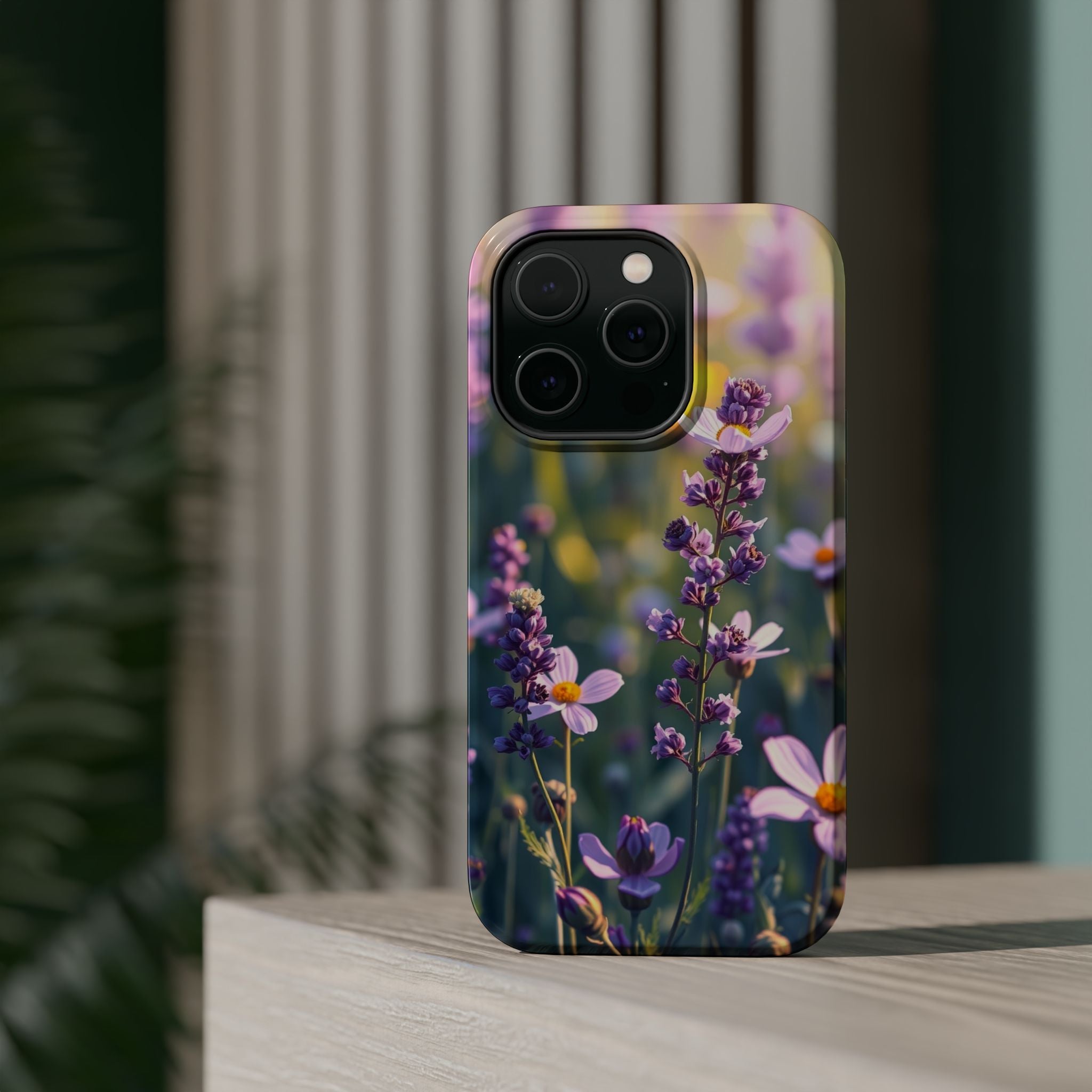 iPhone Lavender And Pearl Wildflower Field Slim iPhone Everyday · iPhone Case