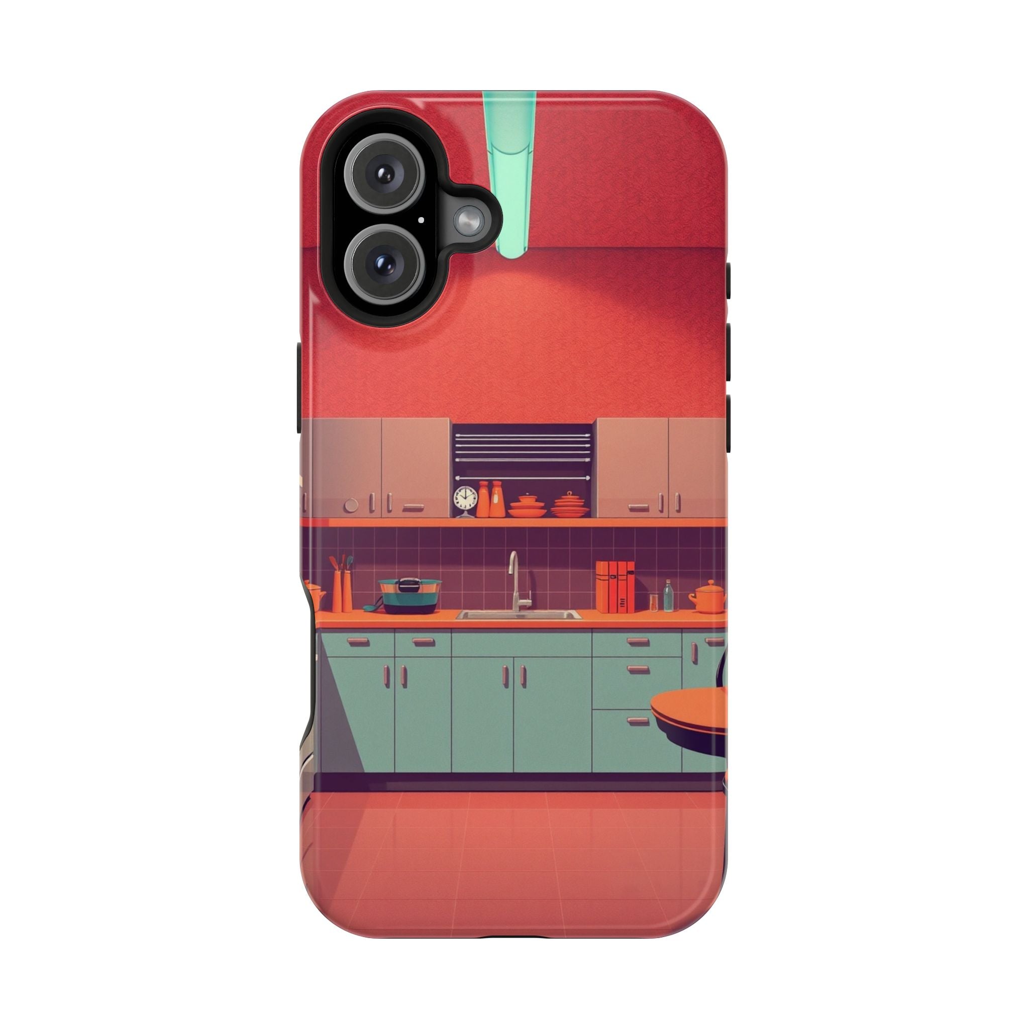 iPhone Earthy 1950s Kitchen Design Bold Modern Everyday Snap Case · iPhone Case