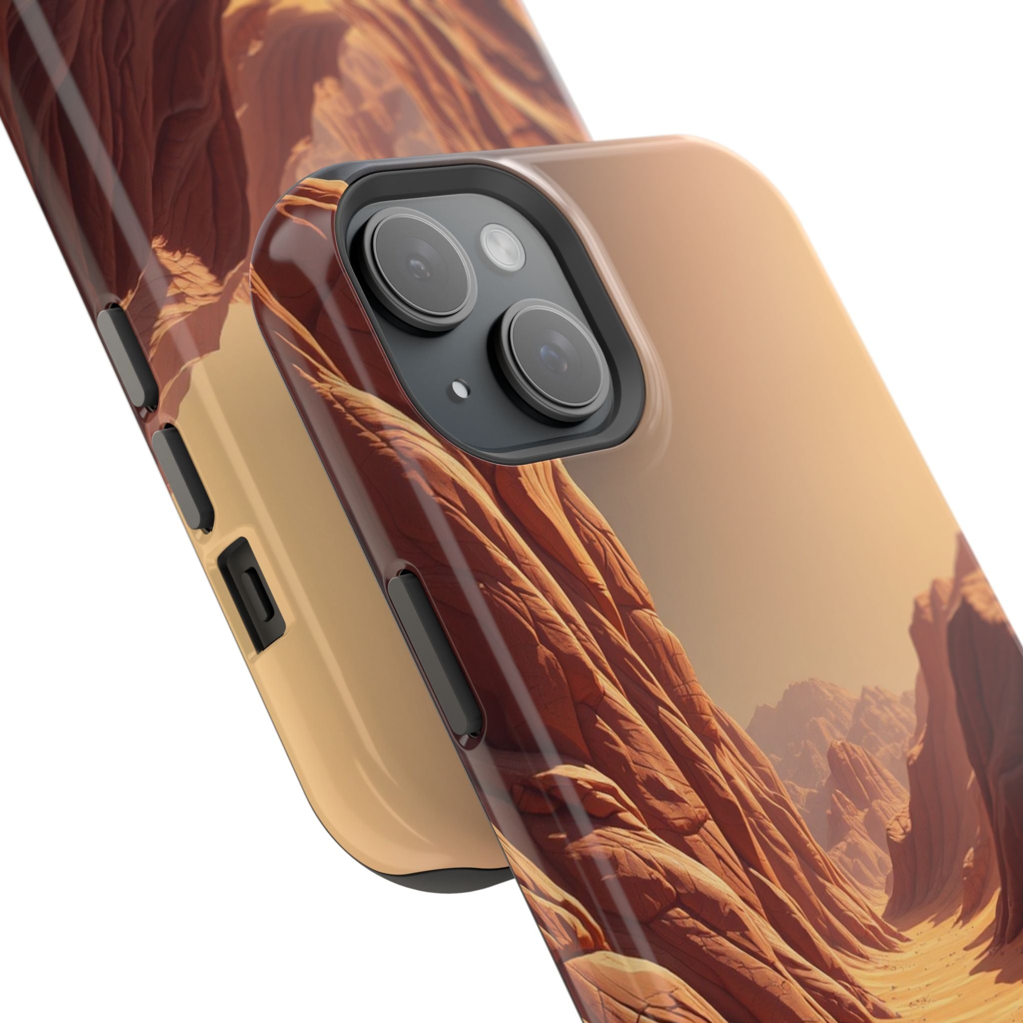 iPhone Burnt Orange And Sand Valley Floor Slim iPhone 20 Everyday · iPhone Case
