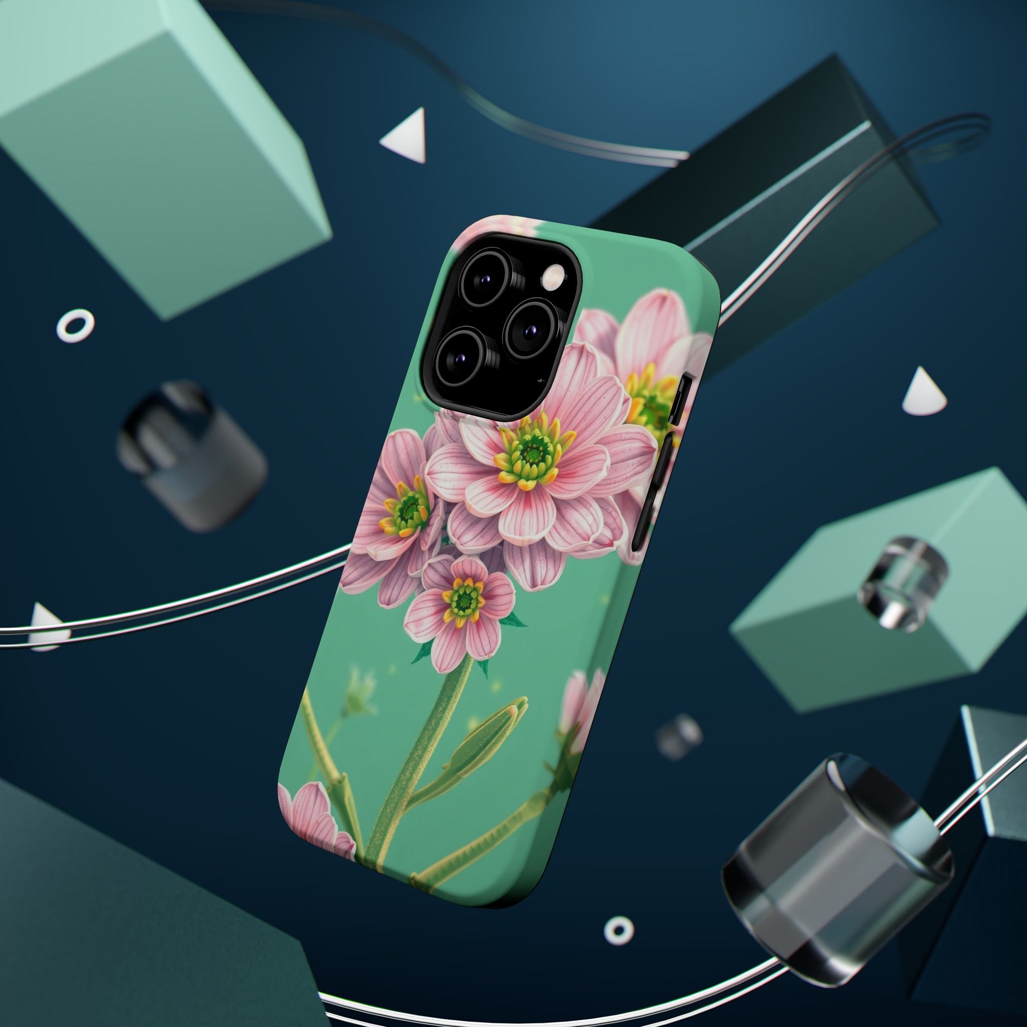 iPhone Vibrant Ranunculus Stack Design Slim Everyday Designer Case · iPhone Case
