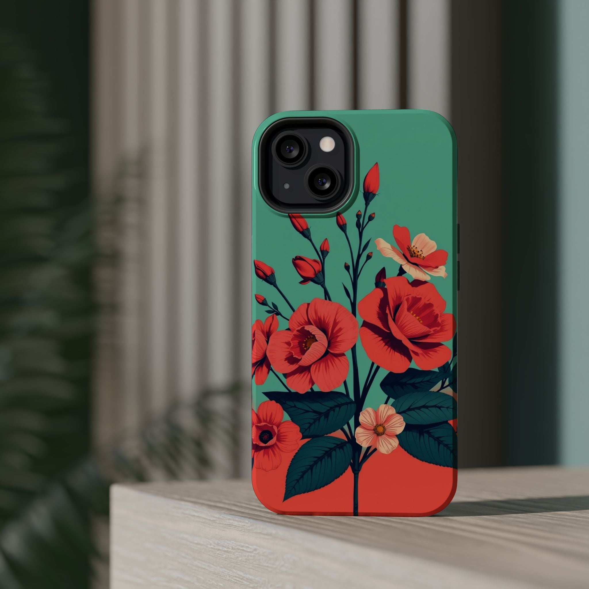 iPhone Pin-up Floral Cinematic Art Bold Modern Everyday Snap Case · iPhone Case