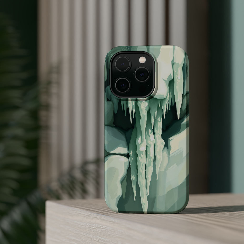 iPhone Earthy Icicle Formation Design Slim Everyday Designer Case · iPhone Case