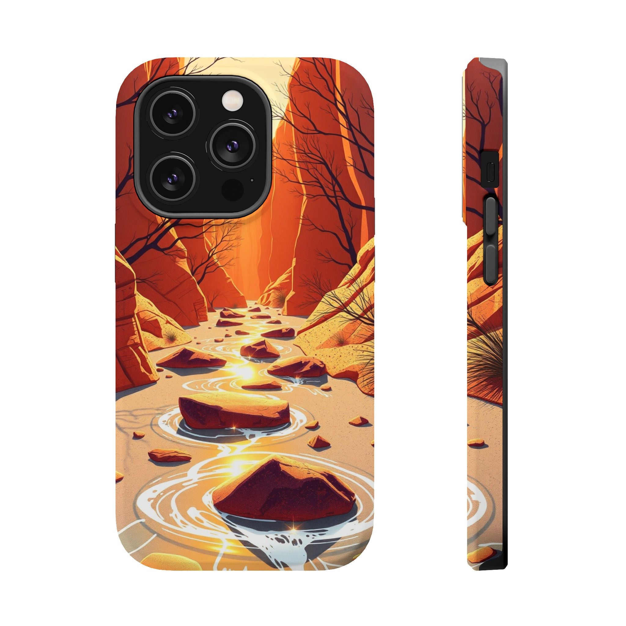 iPhone Vibrant Spring Creek Design 20 Slim Everyday Designer Case · iPhone Case