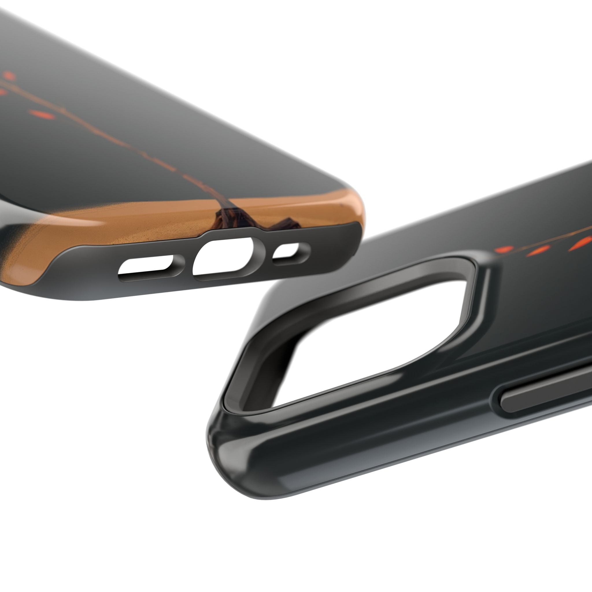 iPhone Burnt Orange And Sand Minimalist Stem Slim iPhone Everyday · iPhone Case
