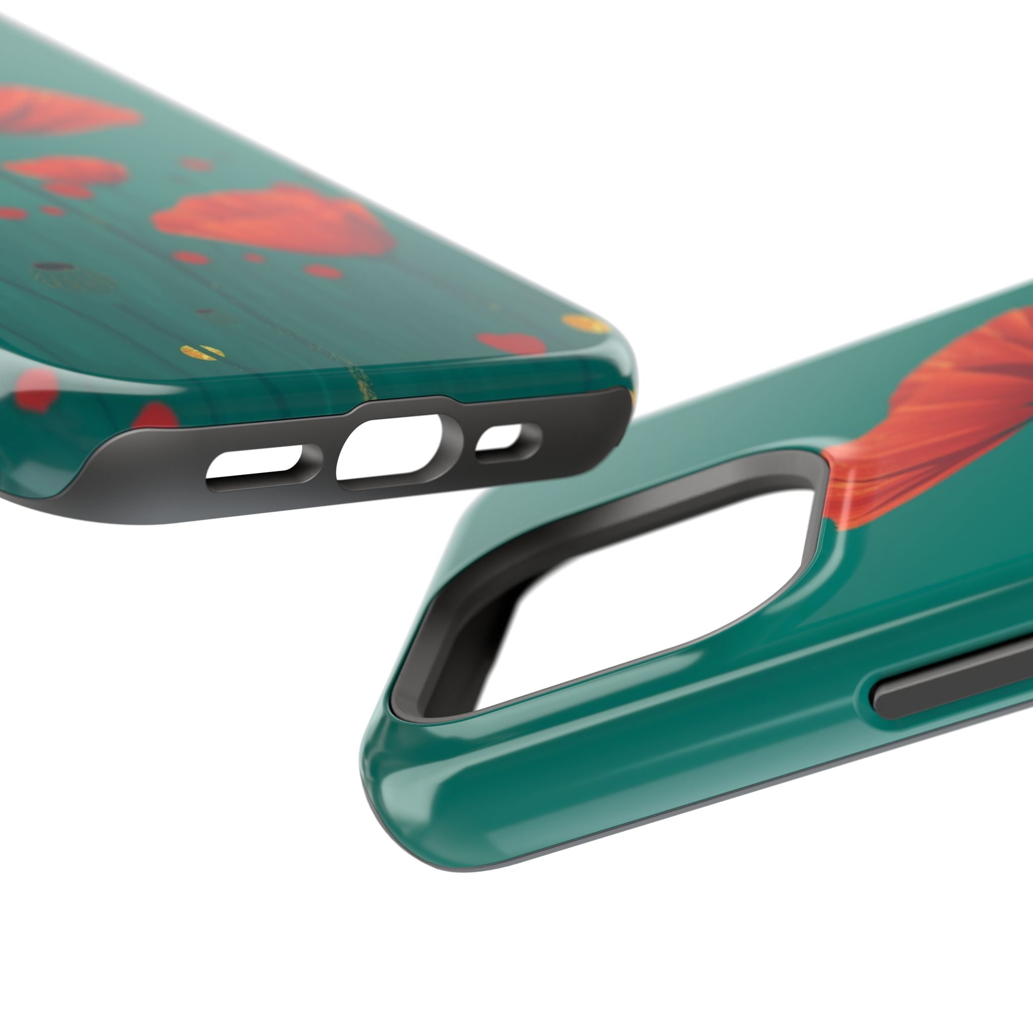 iPhone Earthy Poppy Field Design Bold Modern Everyday Snap Case · iPhone Case