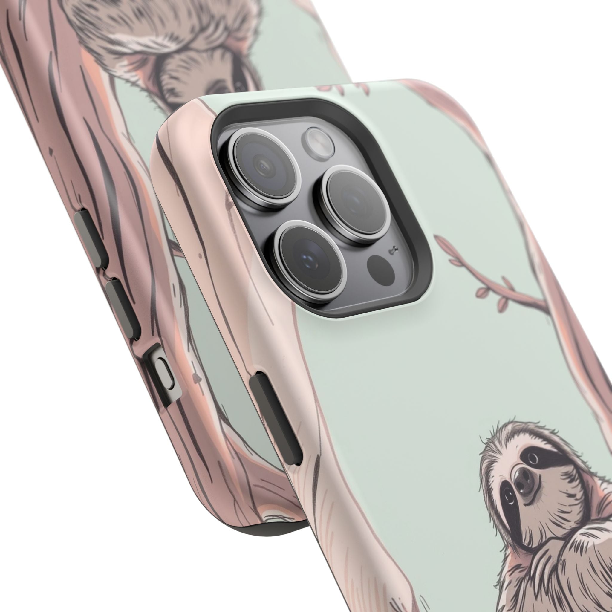 iPhone Cozy Sloth Mode Hand-Drawn Sketch Slim Everyday Designer Case · iPhone Ca