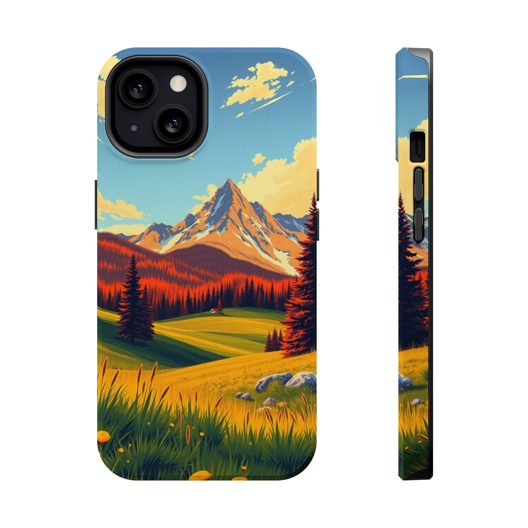 iPhone Radiant Alpine Meadow Design Slim Everyday Designer Case · iPhone Case