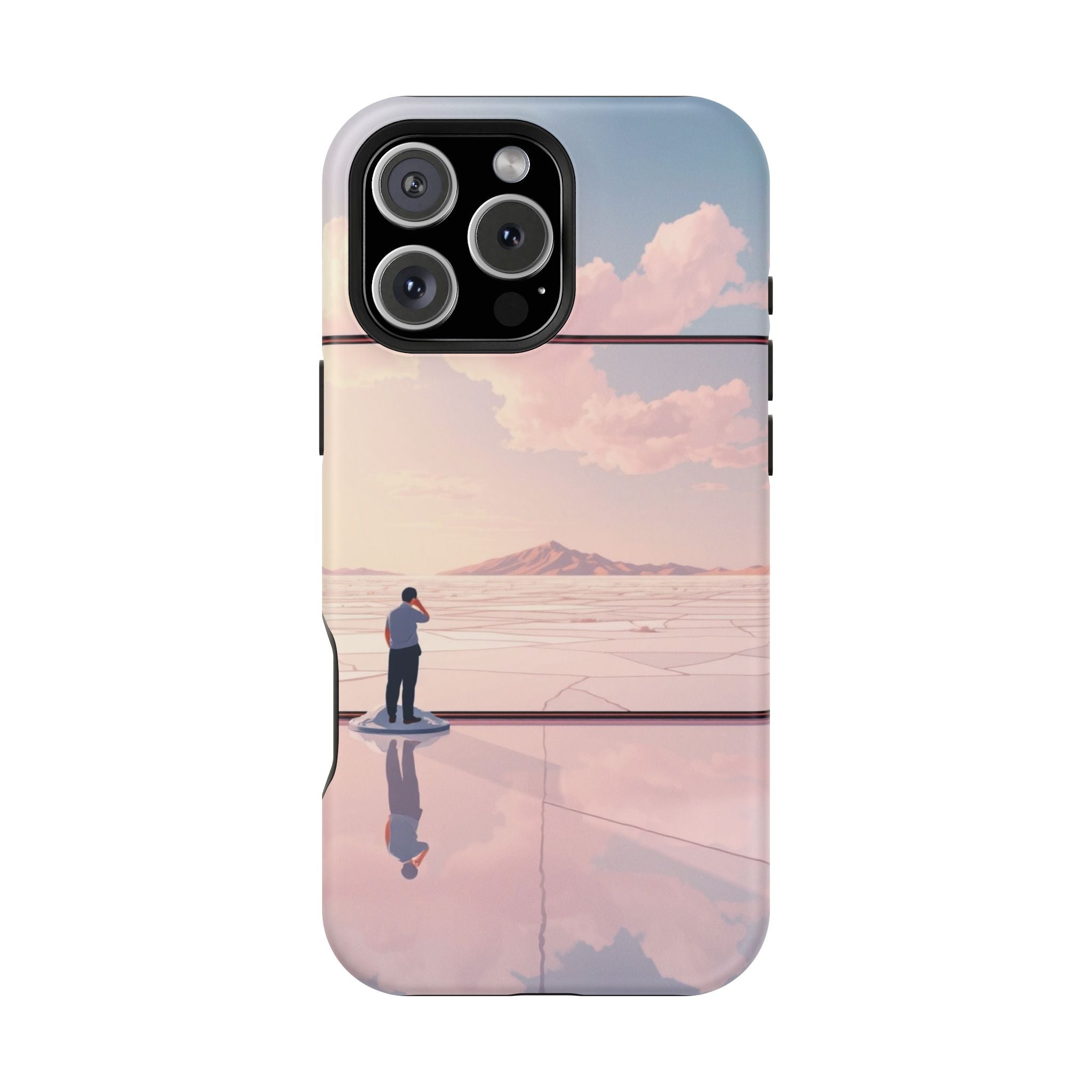 iPhone Salt Flat Mirror Stained Glass Slim Everyday Designer Case · iPhone Case