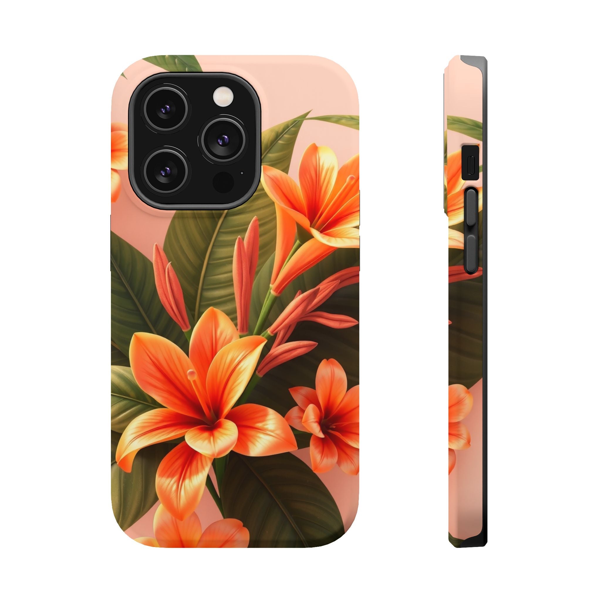 iPhone Tropical Bloom 3D Digital Bold Modern Everyday Snap Case · iPhone Case