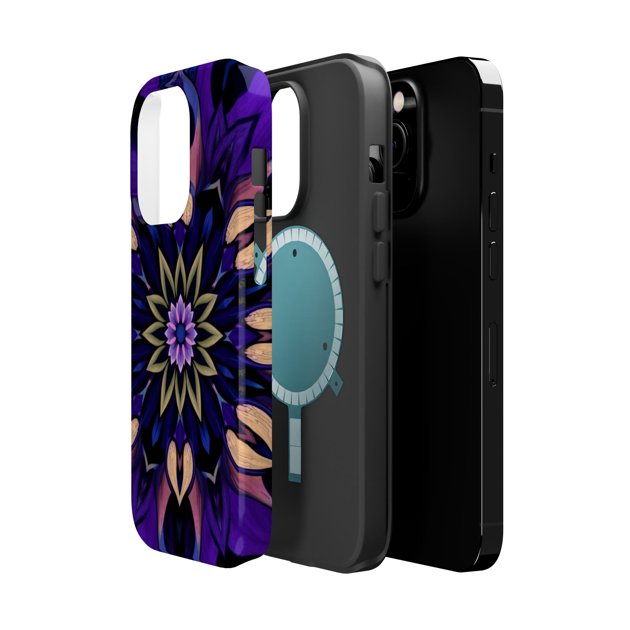 iPhone Floral Mandala Mystic Art Bold Modern Everyday Snap Case · iPhone Case